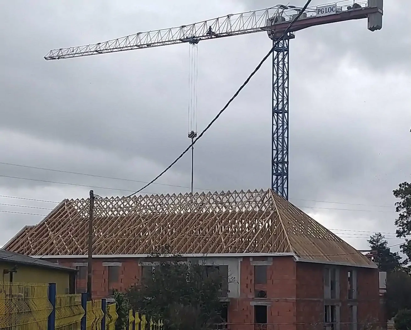Charpente industriel sur immeneuble